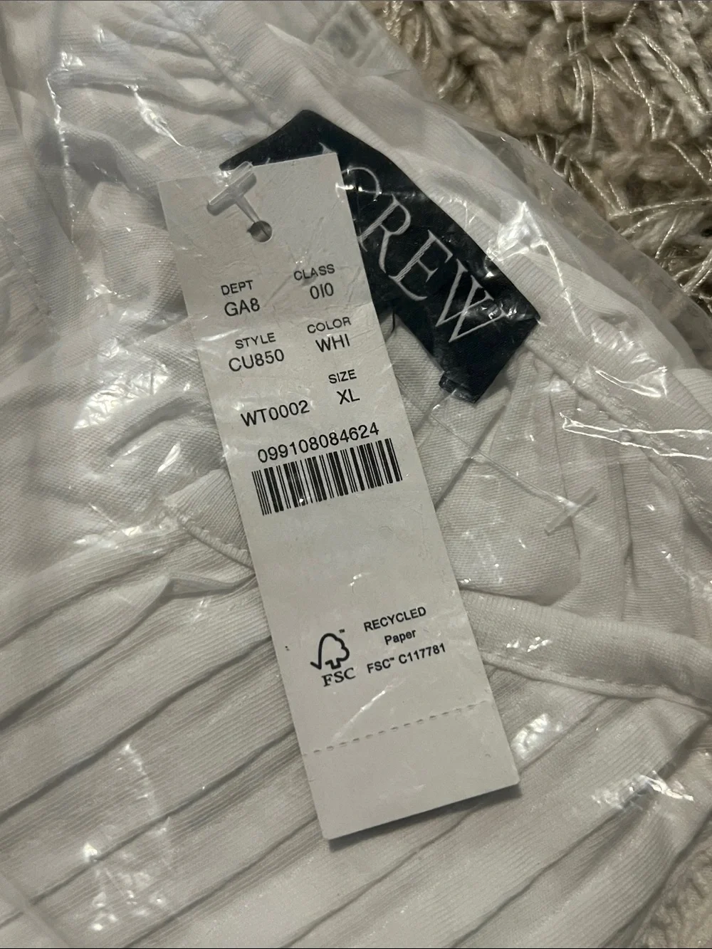 J. Crew Lace-Trim Puff-Sleeve Shirt